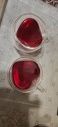 Набор чашек с ручками Ardesto с двойными стенками, 300 мл, H 9,5 см, 2 шт, боросиликатное стекло (AR2630GHL) фото от покупателей 2