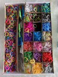 Набір гумок для плетіння браслетів Fashion Loom 10000 шт з гачком і аксесуарами фото від покупців 5