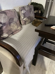 Плед IKEA VITMOSSA 120x160 см серый 903.048.89 фото від покупців 2