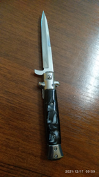 Выкидной нож стилет B-84 коричневый фото от покупателей 1