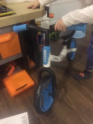 Біговел GLOBBER GO BIKE, білий-синій (7571321) фото від покупців 5