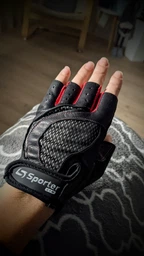 Рукавиці тренувальні Sporter Gym Women Fitness Gloves (204.4 A) S Black/Pink (2009999014652) фото від покупців 2