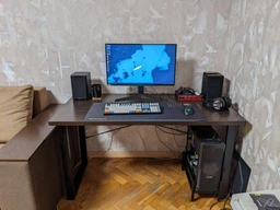 Письменный стол Ferrum-decor Драйв 750x1000x700 Черный металл ДСП Белый 32 мм (DRA190)
