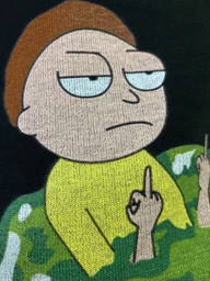 Толстовка Epic мужская Рик и Морти (Rick And Morty) черная размер XXL