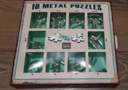 Набір металевих головоломок Eureka 10 Metal Puzzles Синій фото від покупців 4
