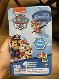 Гра настільна у бляшаній коробці Spin Master Games Доміно Щенячий патруль (SM98408/6033087) фото від покупців 6
