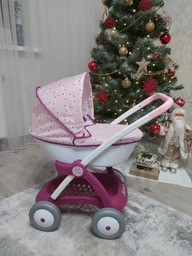 Коляска для ляльки Smoby Toys Baby Nurse Прованс Модерн люлька, з кошиком (254103) (3032162541036) фото від покупців 1