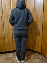 Спортивний костюм для жінок колір гірчичний розмір XXL FI_001817 фото від покупців 17