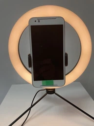 Комплект блогера RZTK Ring Light Black (кільцева led лампа 26 см / 10 Вт / штатив) фото від покупців 19