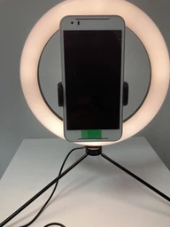 Комплект блогера RZTK Ring Light Black (кільцева led лампа 26 см / 10 Вт / штатив) фото від покупців 18