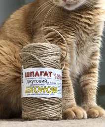 Шпагат джутовый Радосвіт Эконом 60 м Кремово-кофейный (4820172931553)
