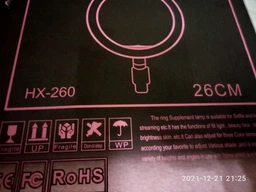 Кільцева лампа 26 см LED RGB світлодіодна для блогерів та Тік Ток зі штативом живлення 5В TP фото від покупців 2