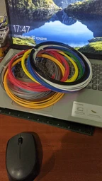 Набор PLA пластика Plexiwire для 3D ручки 80 метров (16 цветов по 5 м) 1.75 мм фото от покупателей 7