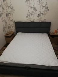 Наматрацник стьобаний Comfort з гумками по кутах 200*200 (8-11974) TM IDEIA фото від покупців 12