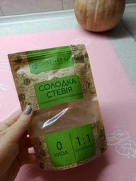 Заменитель сахара Green Leaf Сладкая стевия 1:1 ДП 250 г (4820236270697) фото от покупателей 2