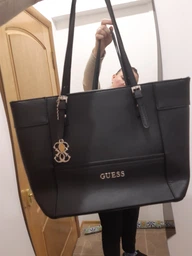 Сумка жіноча Guess Delanay 5 Червона (H2000029517778) фото від покупців 9