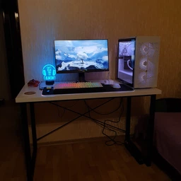 Компьютерный стол Ferrum-decor Дейв 75x100x60 черный ДСП Дуб Сонома 32мм фото от покупателей 11