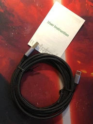 USB кабель Ugreen для зарядки джойстика PS5 Dualsense черный 3 метра фото от покупателей 2