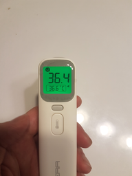 Бесконтактный термометр ELERA (TH600) для детей и взрослых с функцией измерения температуры бытовых предметов (310171038 - 3261) фото от покупателей 6