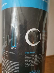 Массажный ролик ProSource High Density Foam Roller 45.7х15.2 см Black (PS-2116-foam-18x6-black) фото от покупателей 4