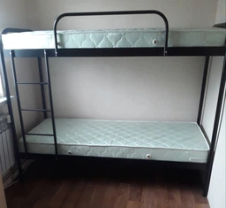 Кровать металлическая двухъярусная Relax DUO 90х200 см Белая