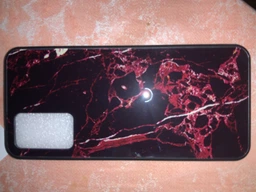 Чехол с рисунком Deexe Gradient Pattern для VIVO V21e - Red