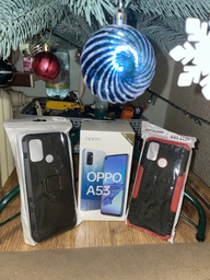 Чохол Iron Ring для OPPO A53 бампер протиударний з підставкою Dark-Blue Без бренду