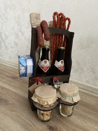 Подарочные пивные бокалы с ящиком под пиво CAPSBOARD BEER BOX (480001) фото от покупателей 1
