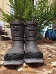 Детские зимние сапоги для мальчика Alisa Line Husky 25-26 Синие (2500000059179) фото от покупателей 7
