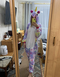 Пижама кигуруми RXstyle Единорог Звездный M на рост 161 - 170 см (MT_Star_Horse_M) фото от покупателей 2