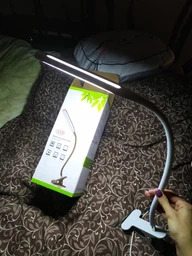 Светодиодная яркая настольная лампа USB 24 LED на прищепке XSD 206 Черная (TO1709) фото от покупателей 1