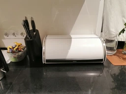 Хлібниця Brabantia Roll Top Bread Bin 17.3x44.5x26.2 см металік фото от покупателей 4