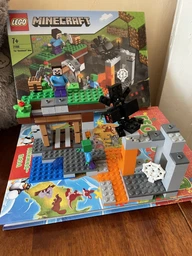 Lego Minecraft Заброшенная шахта 21166 фото от покупателей 1
