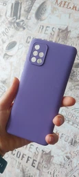 Чехол для смартфона Dengos Carbon для Samsung Galaxy A71 Purple (DG-TPU-CRBN-53)