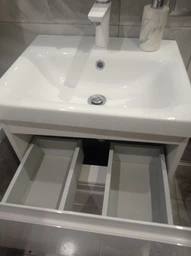 Тумба с умывальником CERSANIT Moduo Set B14 80x62x45см подвесная белая SZFZ1003896661 фото от покупателей 1