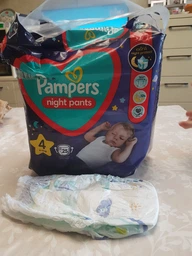 Подгузники-трусики ночные Pampers Night Pants Размер 4 (9-15 кг) 104 шт (8006530320559)