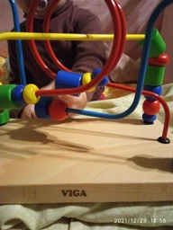 Деревянный лабиринт Viga Toys Цветные бусины (56256) фото от покупателей 1