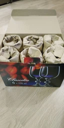 Набор бокалов Bohemia Claudia 24предмета 50мл/180мл/230мл/250мл богемское стекло (40149/24) фото от покупателей 3