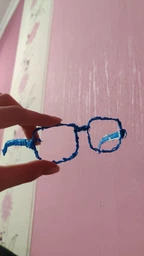 3D-ручка 3D Pen Blue с Эко Пластиком PLA (9 метров) и Трафаретами