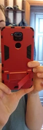 Чехол Iron для Xiaomi Redmi Note 9 бронированный бампер Red