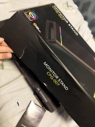 Подставка для настольного монитора MOOJAY с игровой подсветкой RGB и концентратором 4 x USB 3.0 фото от покупателей 18