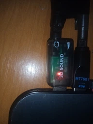 Звуковая карта USB для компьютера или ноутбука арт.100005ч