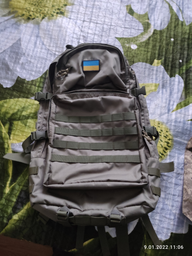 Тактичний військовий туристичний міцний рюкзак 5.15.b 60 літрів олива.