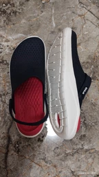 Сабо Crocs LiteRide Clog 42 р 27-27.5 см Кляксы Темно-синие с розовым 204592-M9/W11 Navy/Pink