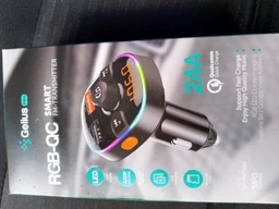FM-модулятор + автомобільний зарядний пристрій Gelius Play GP-FMT050s PD30W / QC3,0, Blue