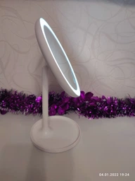 Дзеркало для макіяжу Xiaomi DOCO Daylight Mirror HZJ001 USB green фото від покупців 2