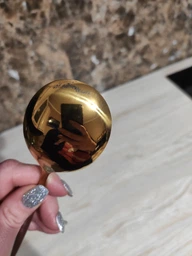 Набір Столових предметів Kitchen на 1 персону Синій / Золотистий фото від покупців 3