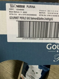 Влажный корм для кошек Purina Gourmet Perle Duo с лососем и сайдой 26х85 г фото от покупателей 3