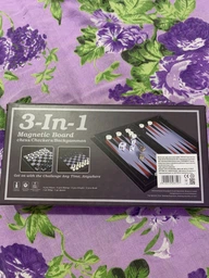 Настольная игра 3 в 1 Vivic SC56810 Шахматы, нарды, шашки (SC56810) фото от покупателей 5