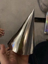 Колпачки бумажные "Silver" 15 см, набор - 5 шт., картон высокого качества
